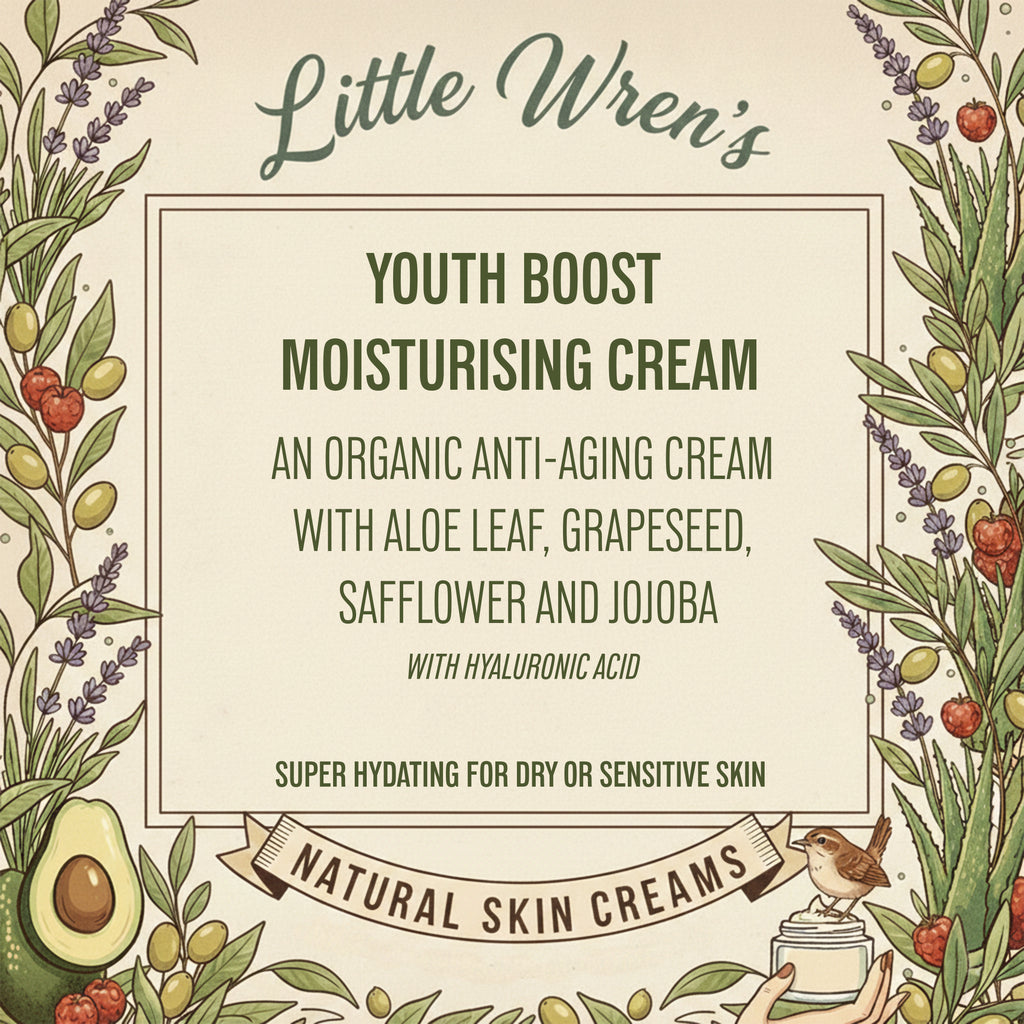 Youth Boost Organic Anti-Aging Moisturising Cream with Hyaluronic Acid