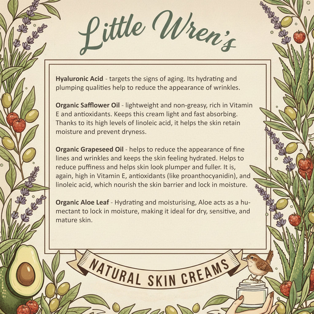 Youth Boost Organic Anti-Aging Moisturising Cream with Hyaluronic Acid